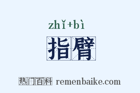 指臂是什么意思的图片